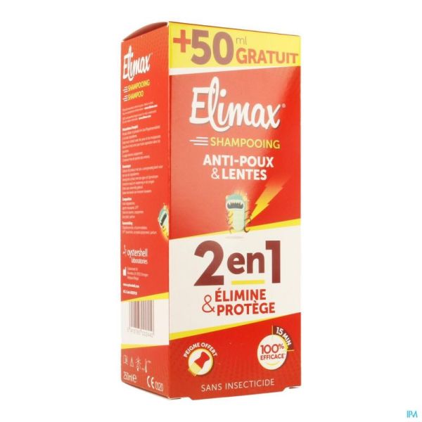 Elimax Shampoo Tegen Luizen Fl 250ml