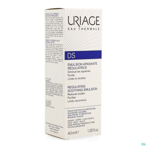 Uriage ds emuls regulerende verzorging tube 40ml