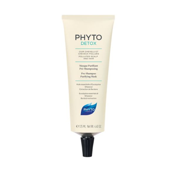 Phyto Detox Zuiverend Masker Pre Shamp. Tube 125ml