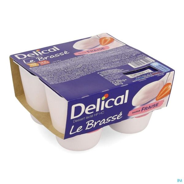 Delical Le Brasse Aardbei 4x200g