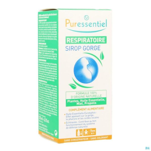 Puressentiel Ademhaling Hoestsiroop 125ml