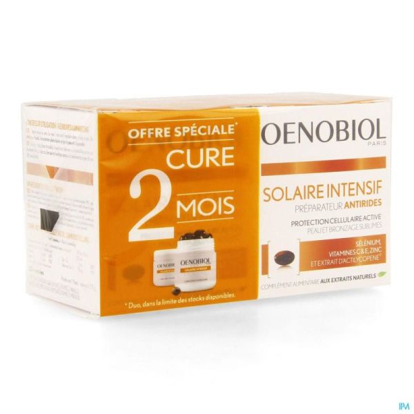 OENOBIOL SOLAIRE INTENSIF KUUR ANTI-RIMPEL 2x30 CAPS