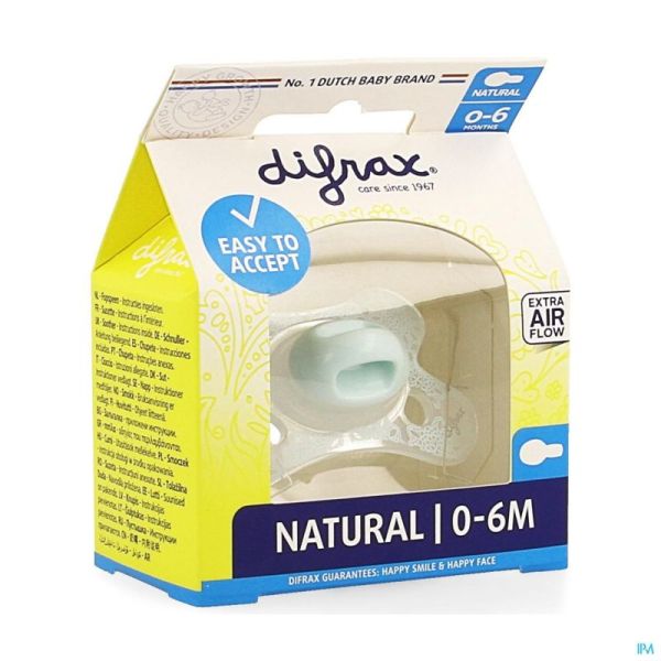 Difrax Fopspeen Natural 0-6 M