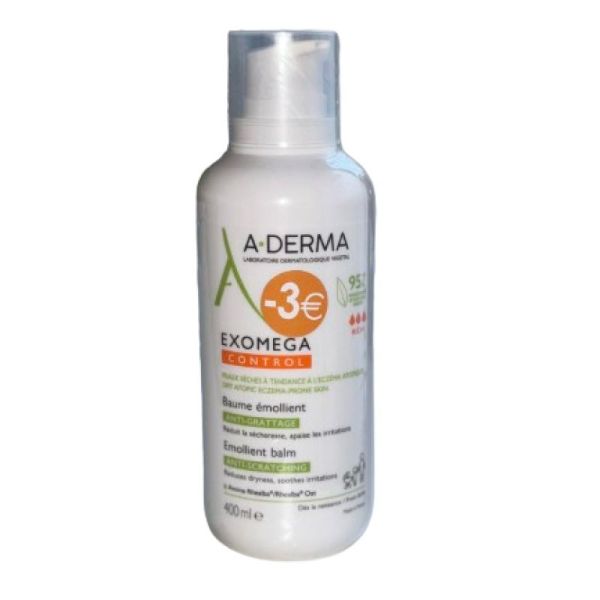 Aderma Exomega Control Emol Balsem 400ml -3€