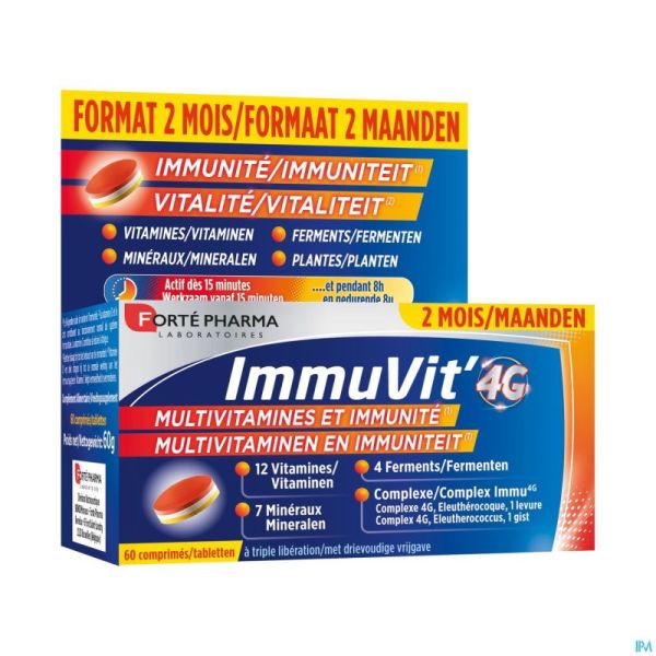 Immuvit 4g 2 Maanden Tabl 60