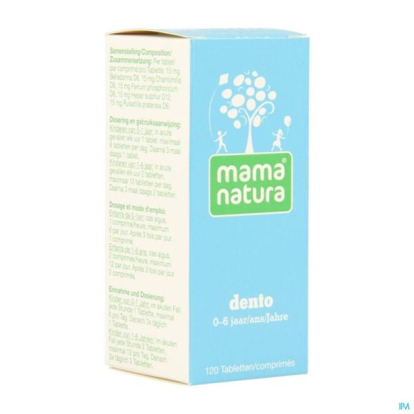 Mama natura dento 120 tabletjes