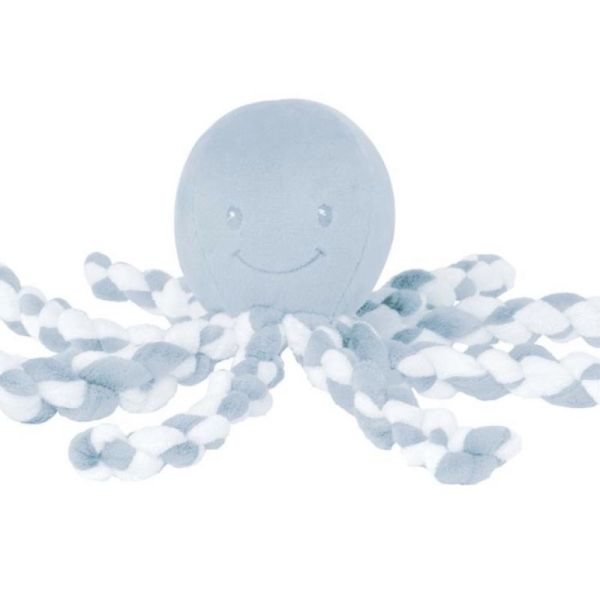 Lapidou Octopus Knuffel Marineblauw Licht Otc Sol