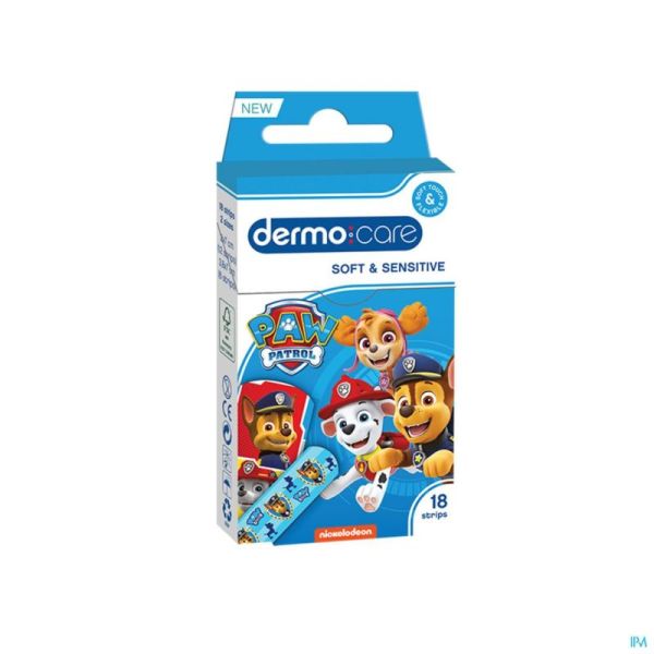 Dermo Care Soft&sens. Paw Patrol Pleist. Strips 18