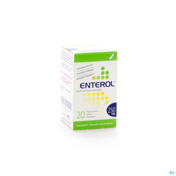 Enterol 250mg Caps Harde Dur 20 X 250mg