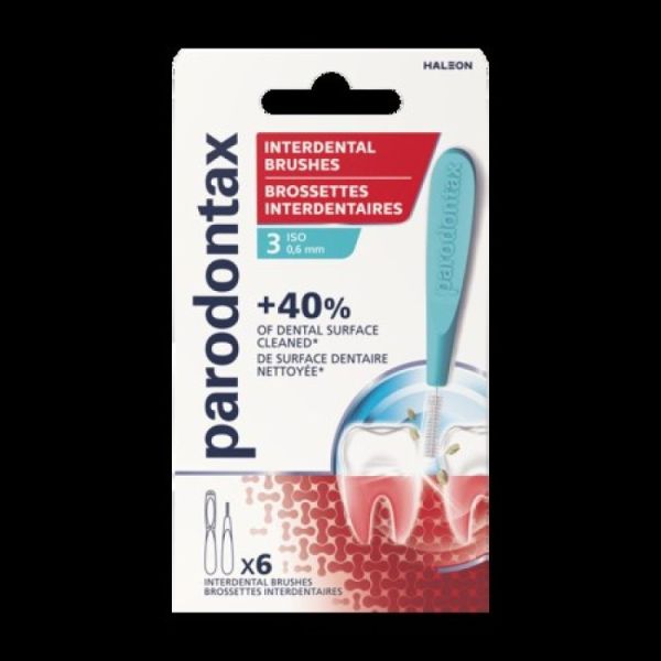 Parodontax Interdental Brushes 0,6mm 6