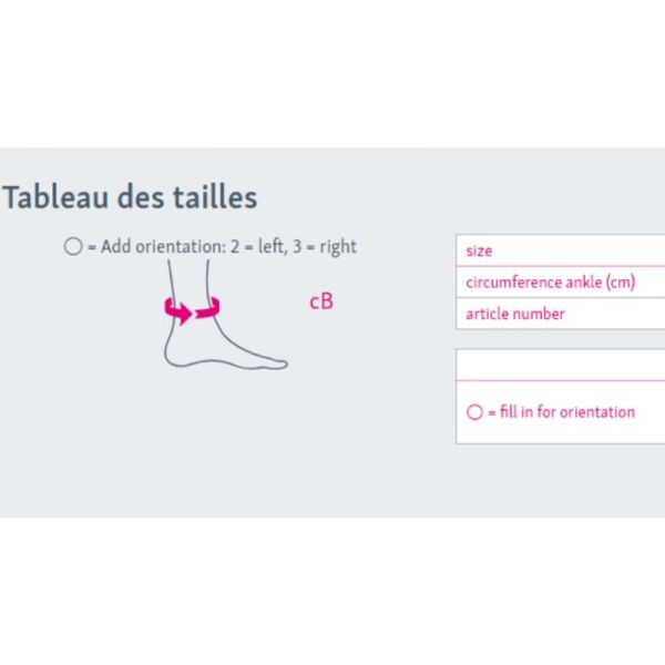 Levamed® stabili-tri droite taille 1