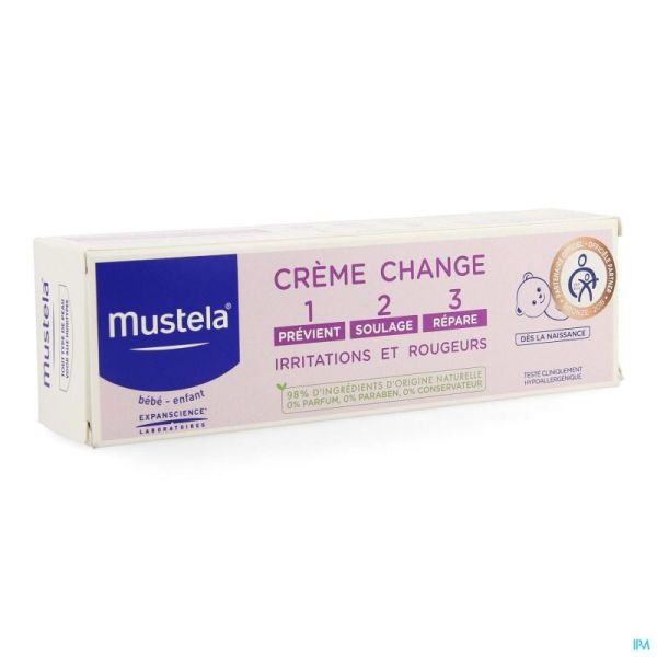 Mustela Bb Creme Luierwissel 1-2-3 100g