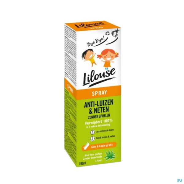 Lilouse Spray A/luis Neet Z/spoel. 100ml